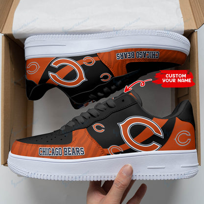 Footwearstorm Chicago Bears NFL Air Low-Top Sneakers Shoes For Men And Women 1205516
