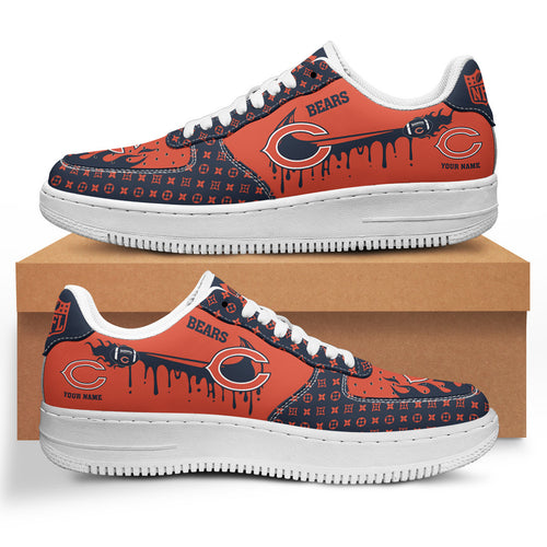Footwearstorm Chicago Bears NFL Air Low-Top Sneakers Shoes For Men And Women 1205764