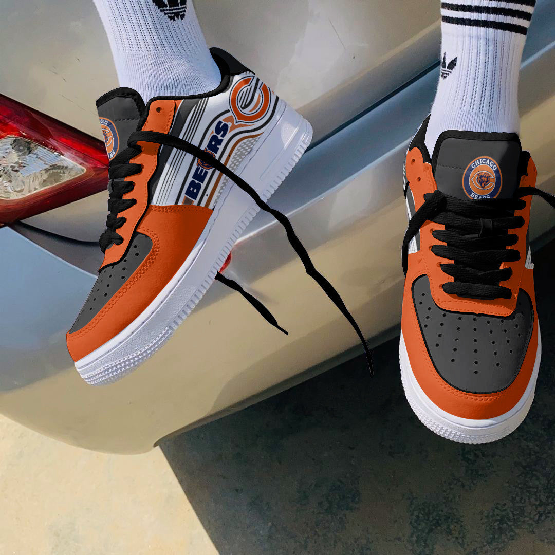 Footwearstorm Chicago Bears NFL Air Low-Top Sneakers Shoes For Men And Women 1205779