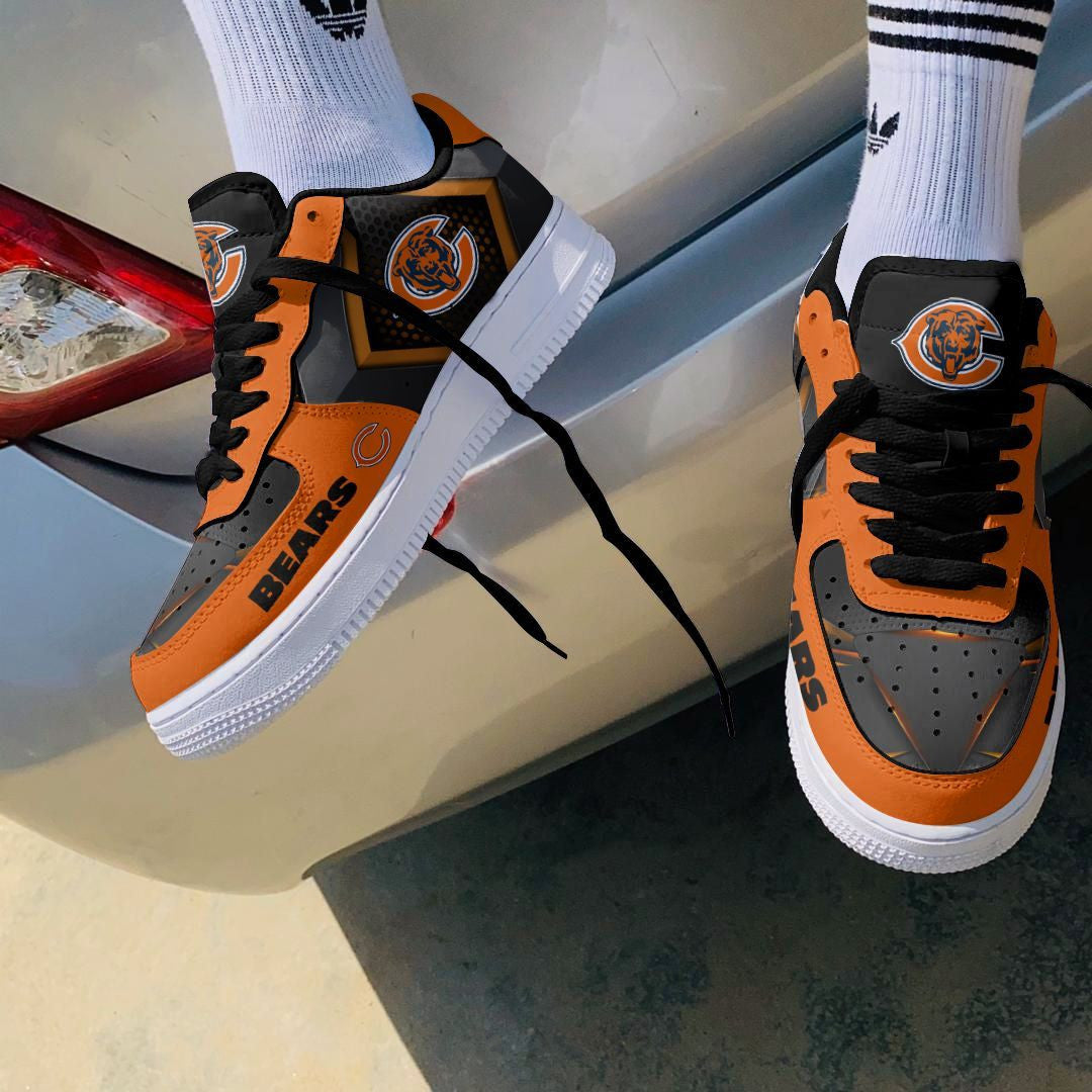 Footwearstorm Chicago Bears NFL Air Low-Top Sneakers Shoes For Men And Women 1205298