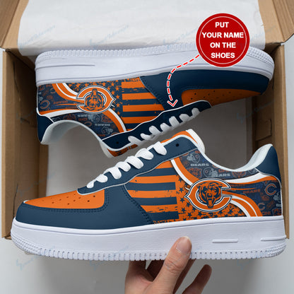 Footwearstorm Chicago Bears NFL Air Low-Top Sneakers Shoes For Men And Women 1205293