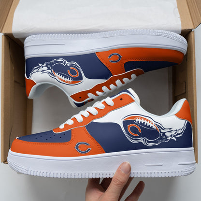 Footwearstorm Chicago Bears NFL Air Low-Top Sneakers Shoes For Men And Women 1205299