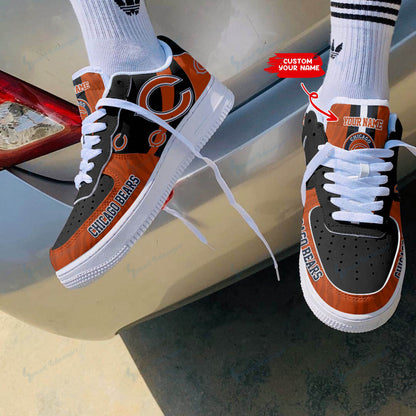 Footwearstorm Chicago Bears NFL Air Low-Top Sneakers Shoes For Men And Women 1205516