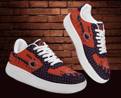 Footwearstorm Chicago Bears NFL Air Low-Top Sneakers Shoes For Men And Women 1205764