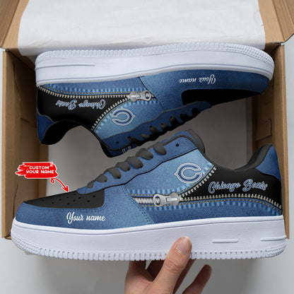 Footwearstorm Chicago Bears NFL Air Low-Top Sneakers Shoes For Men And Women 1205186