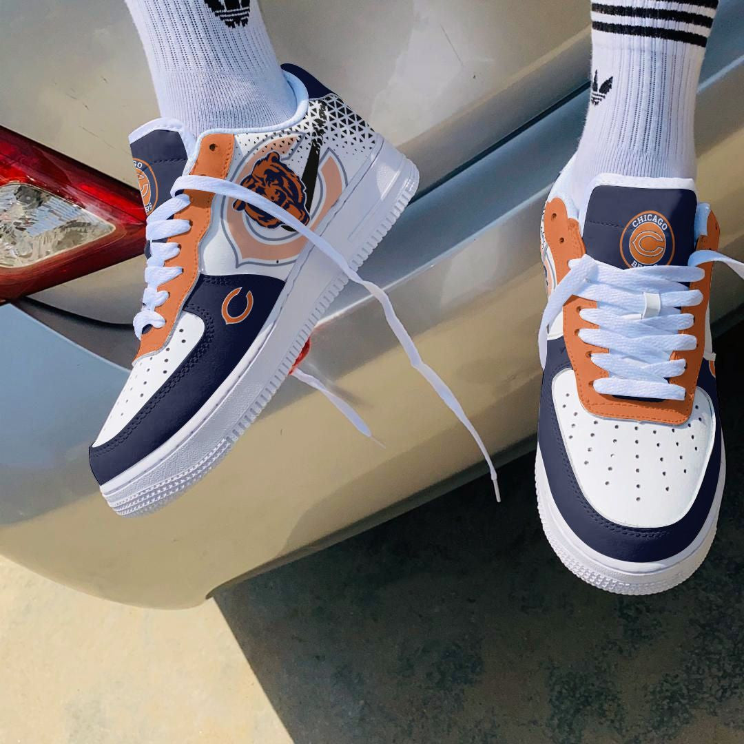 Footwearstorm Chicago Bears NFL Air Low-Top Sneakers Shoes For Men And Women 1205300