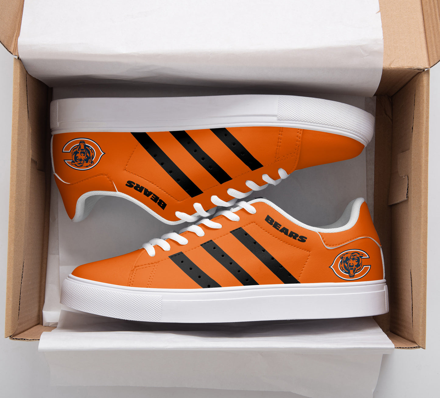 Footwearstorm Chicago Bears Skate Stan Shoes Sneakes For Men And Women 2