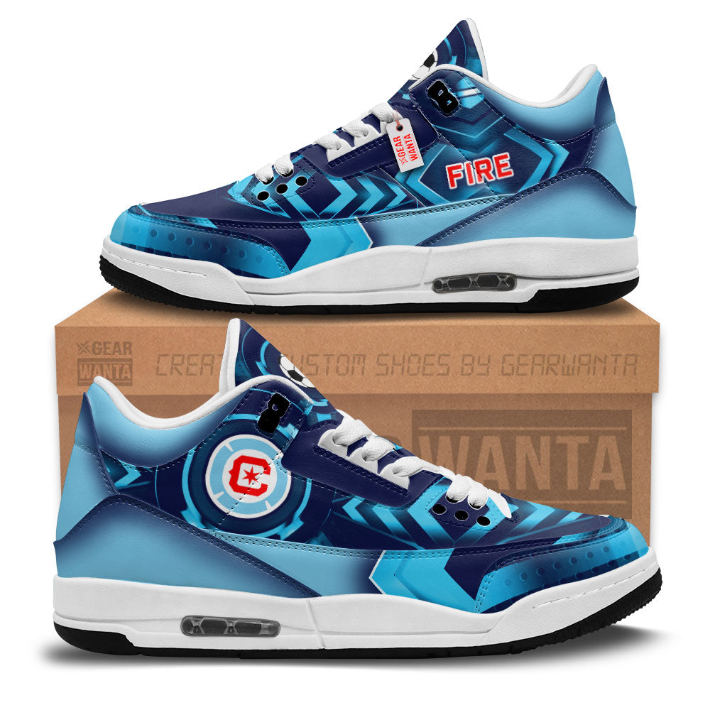 Footwearstorm Chicago Fire FC AJ3 Sneakers Shoes For Men And Women