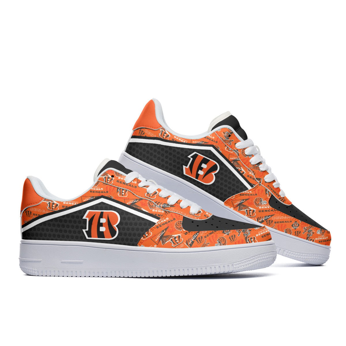 Footwearstorm Cincinnati Bengals Air Low-Top Sneakers Shoes For Men And Women 120597