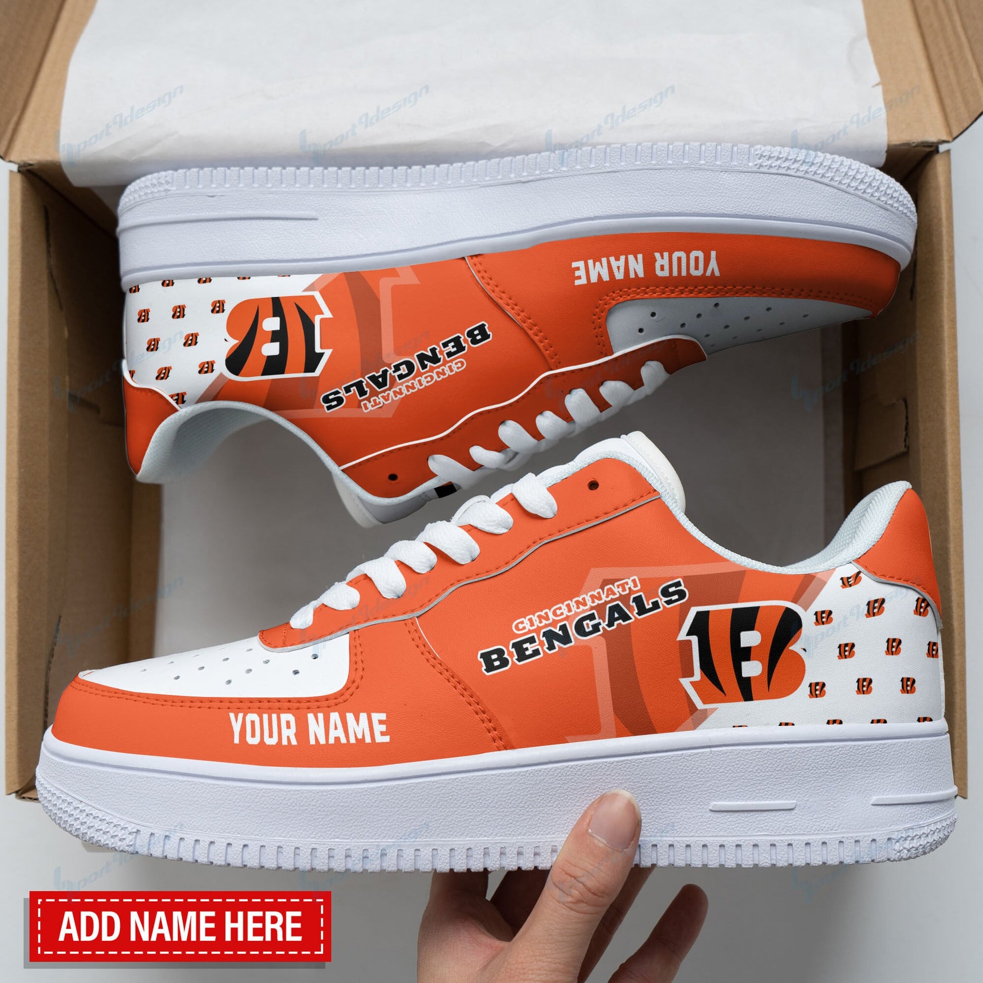 Footwearstorm Cincinnati Bengals Air Low-Top Sneakers Shoes For Men And Women 120563
