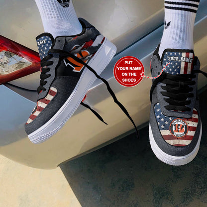 Footwearstorm Cincinnati Bengals Air Low-Top Sneakers Shoes For Men And Women 120537