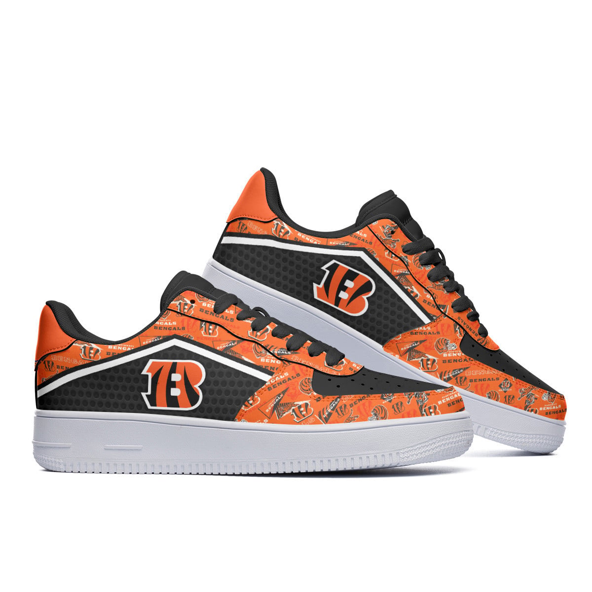 Footwearstorm Cincinnati Bengals Air Low-Top Sneakers Shoes For Men And Women 120597