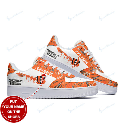 Footwearstorm Cincinnati Bengals Air Low-Top Sneakers Shoes For Men And Women 120531