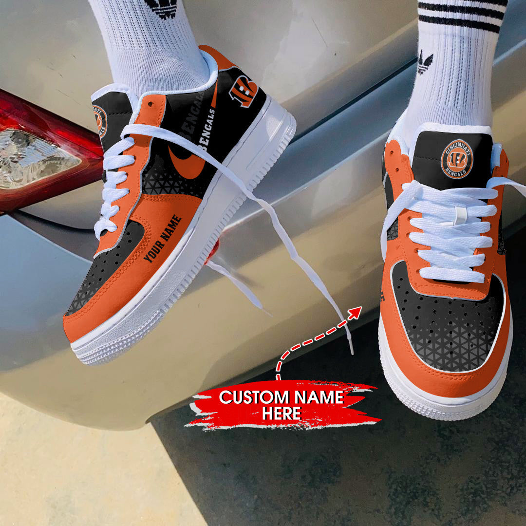 Footwearstorm Cincinnati Bengals Air Low-Top Sneakers Shoes For Men And Women 12053