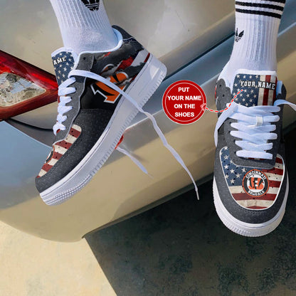 Footwearstorm Cincinnati Bengals NFL Air Low-Top Sneakers Shoes For Men And Women 1205371