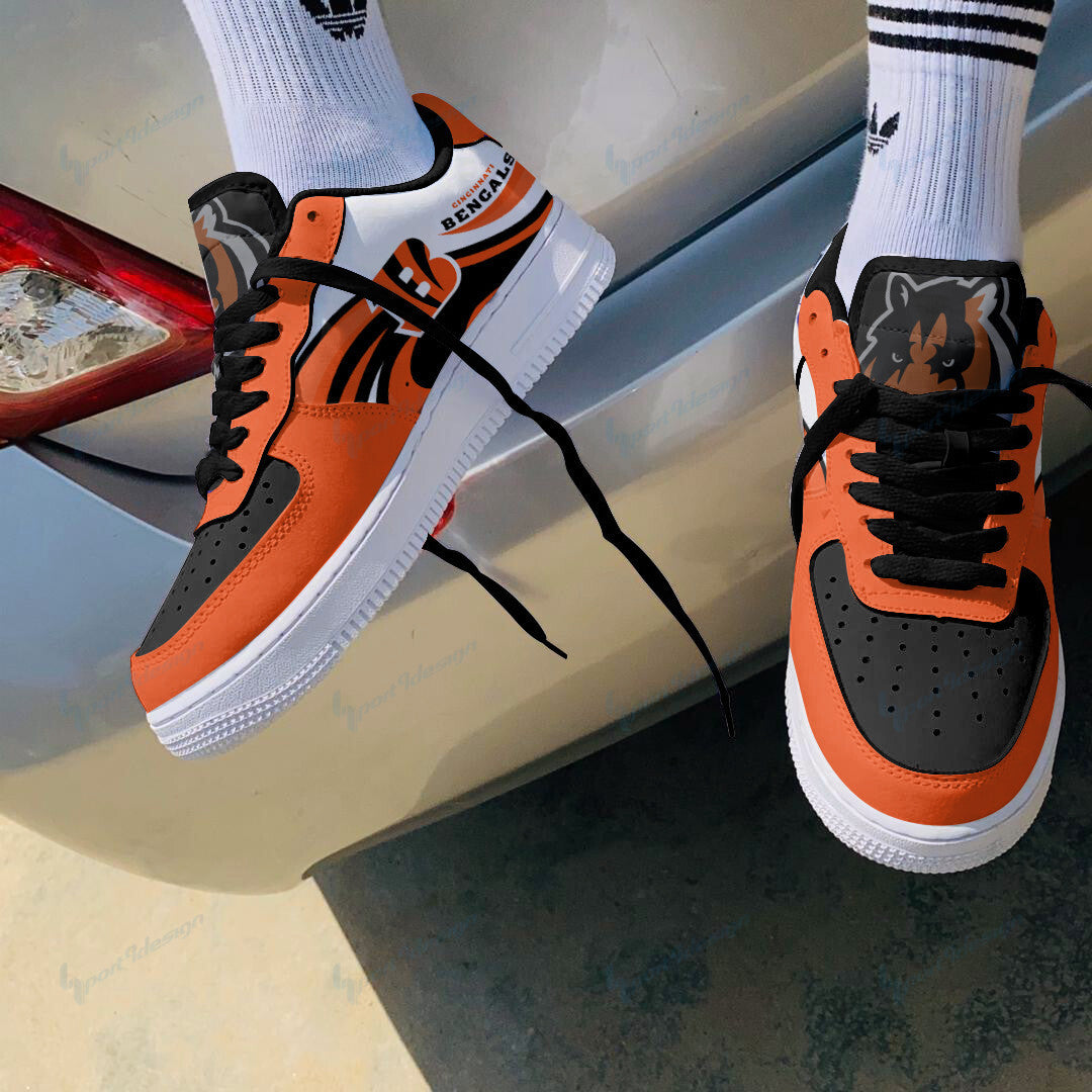 Footwearstorm Cincinnati Bengals NFL Air Low-Top Sneakers Shoes For Men And Women 1205366