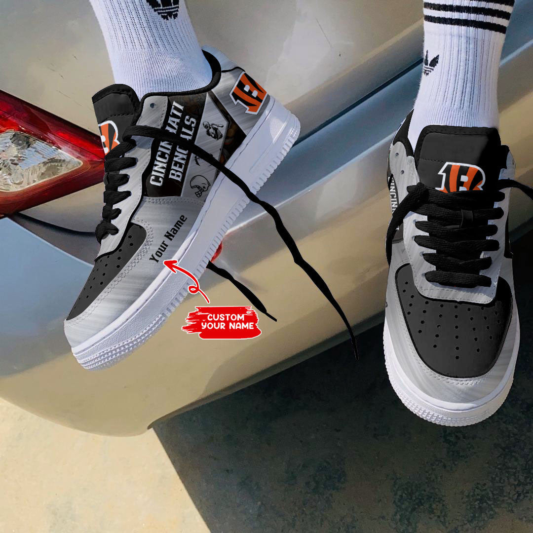 Footwearstorm Cincinnati Bengals NFL Air Low-Top Sneakers Shoes For Men And Women 1205691