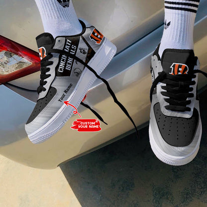 Footwearstorm Cincinnati Bengals NFL Air Low-Top Sneakers Shoes For Men And Women 1205691