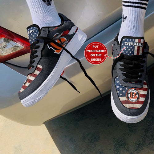 Footwearstorm Cincinnati Bengals NFL Air Low-Top Sneakers Shoes For Men And Women 1205371