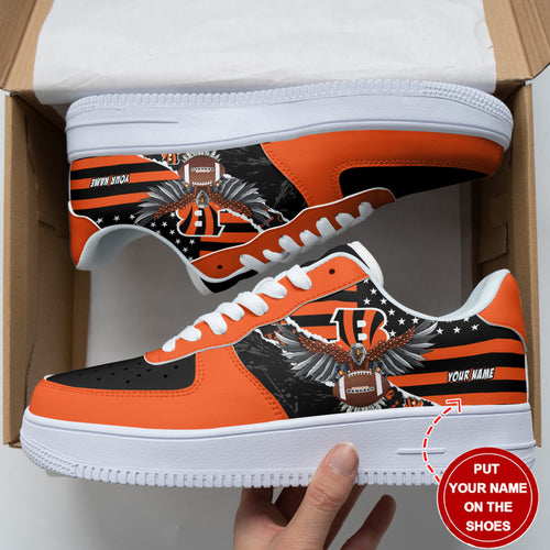 Footwearstorm Cincinnati Bengals NFL Air Low-Top Sneakers Shoes For Men And Women 1205687