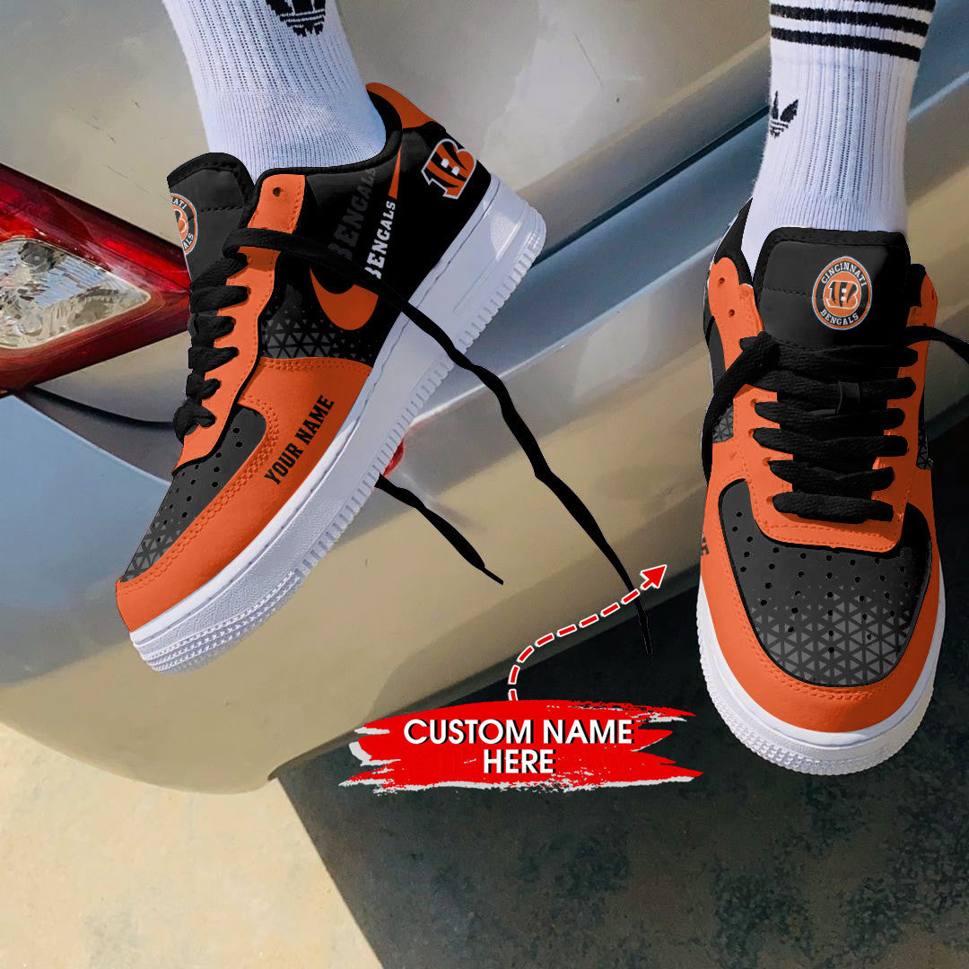 Footwearstorm Cincinnati Bengals NFL Air Low-Top Sneakers Shoes For Men And Women 1205367