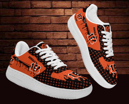 Footwearstorm Cincinnati Bengals NFL Air Low-Top Sneakers Shoes For Men And Women 1205685