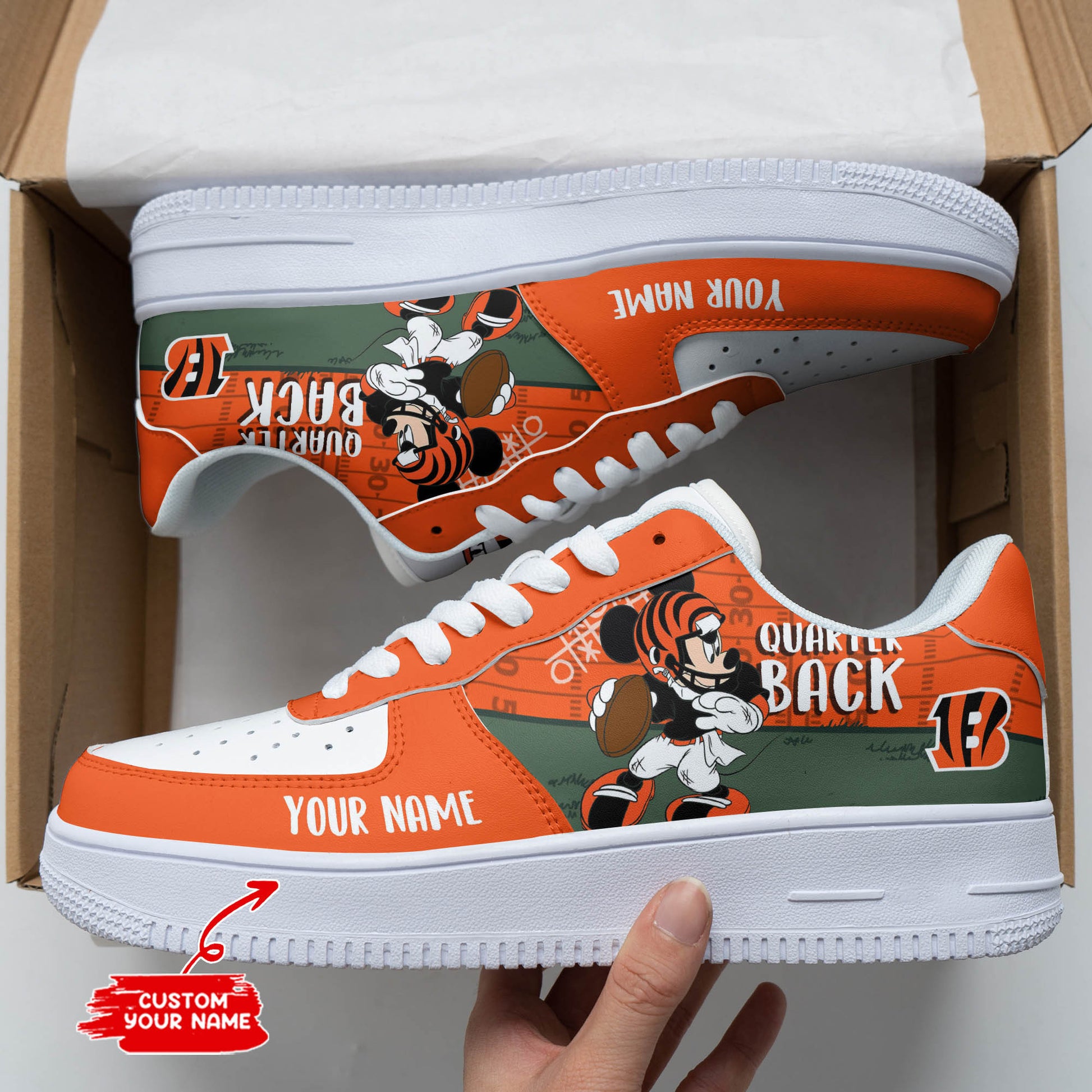 Footwearstorm Cincinnati Bengals NFL Air Low-Top Sneakers Shoes For Men And Women 1205688