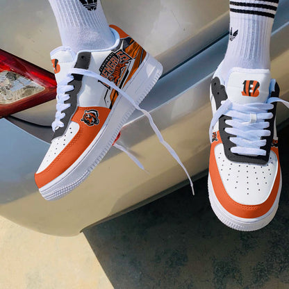 Footwearstorm Cincinnati Bengals NFL Air Low-Top Sneakers Shoes For Men And Women 1205680