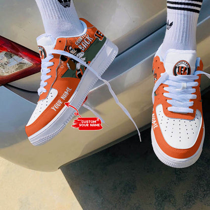 Footwearstorm Cincinnati Bengals NFL Air Low-Top Sneakers Shoes For Men And Women 1205375