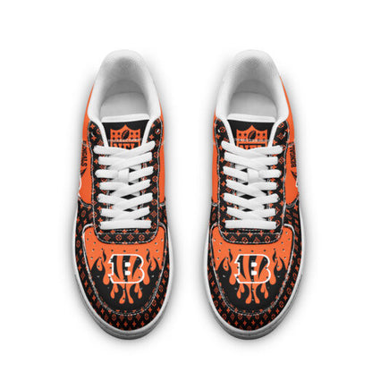 Footwearstorm Cincinnati Bengals NFL Air Low-Top Sneakers Shoes For Men And Women 1205685