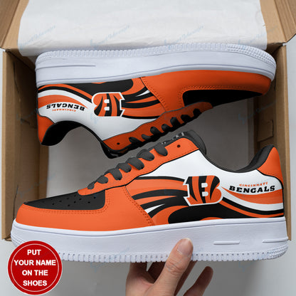 Footwearstorm Cincinnati Bengals NFL Air Low-Top Sneakers Shoes For Men And Women 1205694