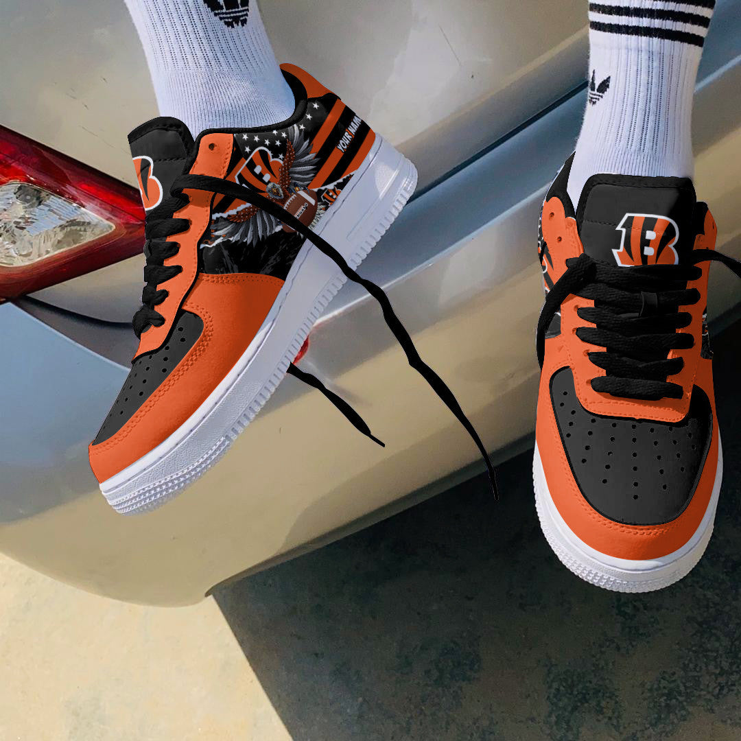 Footwearstorm Cincinnati Bengals NFL Air Low-Top Sneakers Shoes For Men And Women 1205687