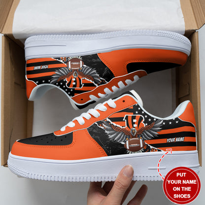 Footwearstorm Cincinnati Bengals NFL Air Low-Top Sneakers Shoes For Men And Women 1205377