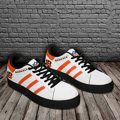 Footwearstorm Cincinnati Bengals Skate Stan Shoes Sneakes For Men And Women 1