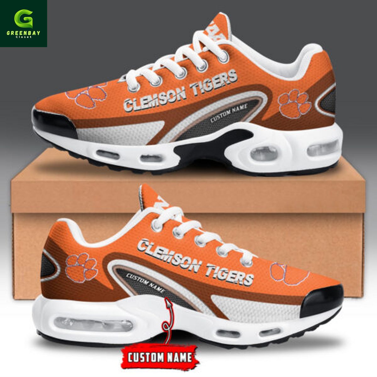 Footwearstorm Clemson Tigers TN Shoes Sneakers For Men And Women 3
