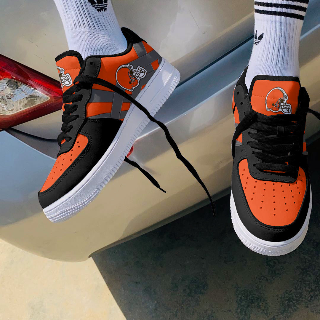 Footwearstorm Cleveland Browns NFL Air Low-Top Sneakers Shoes For Men And Women 1205696