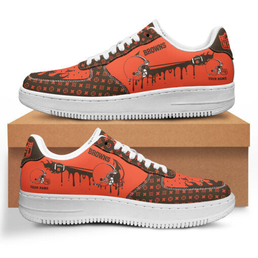 Footwearstorm Cleveland Browns NFL Air Low-Top Sneakers Shoes For Men And Women 1205705