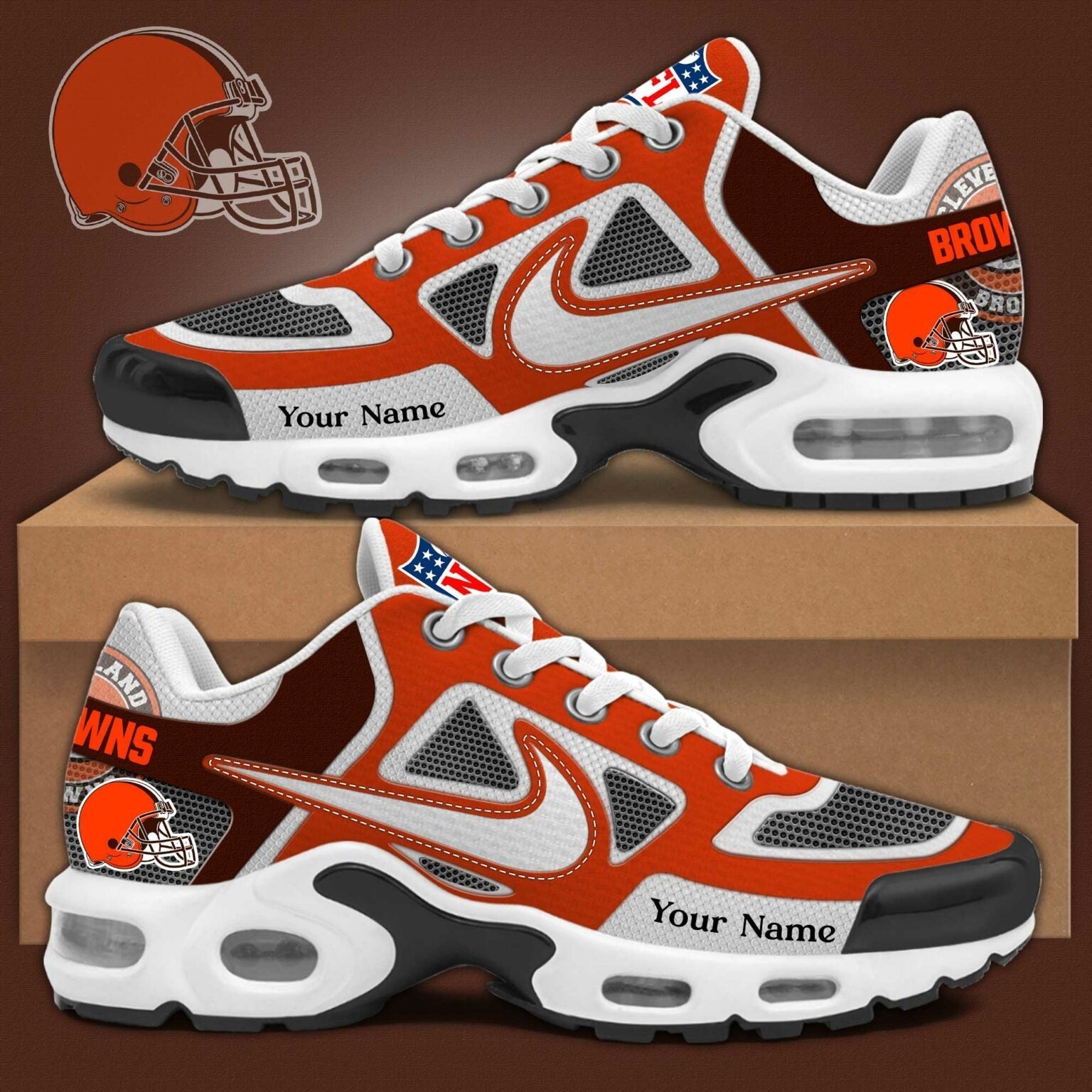 Footwearstorm Cleveland Browns TN Shoes Sneakers For Men And Women 3