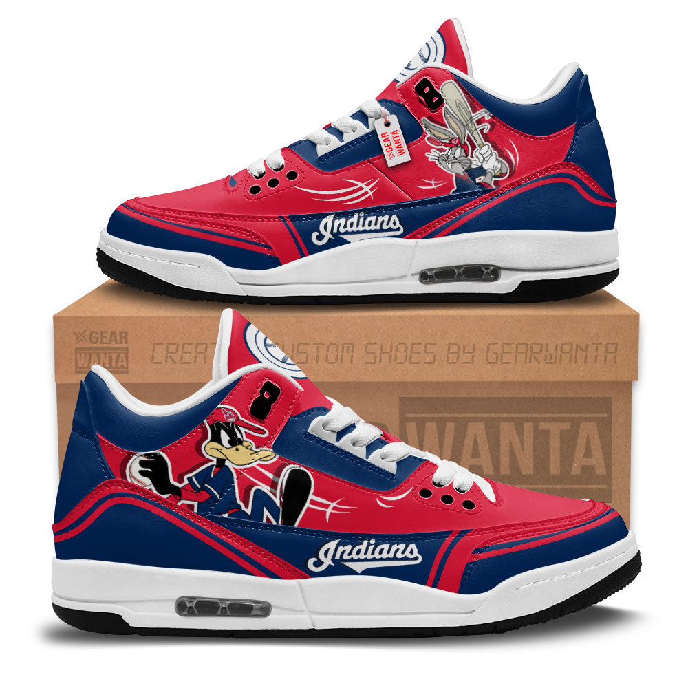 Footwearstorm Cleveland Indians AJ3 Sneakers Shoes For Men And Women