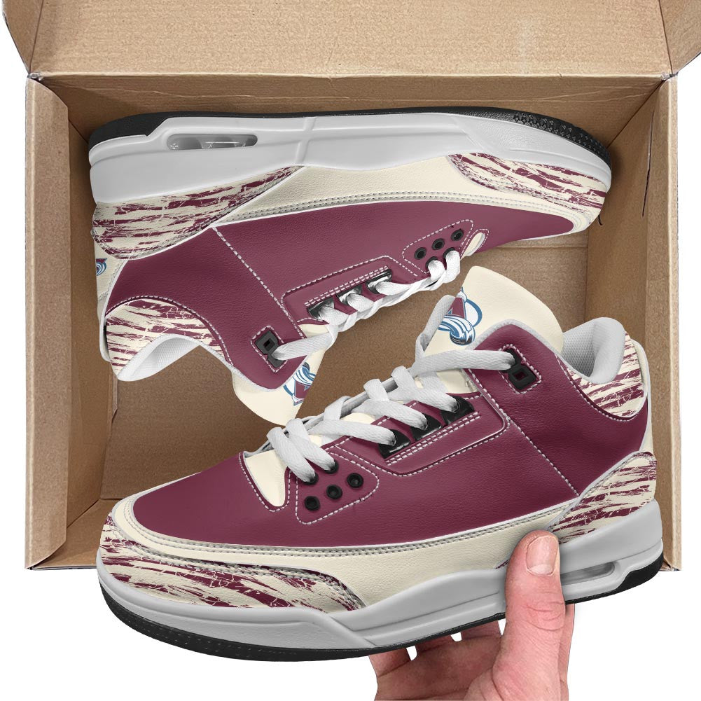 Footwearstorm Colorado Avalanche AJ3 Sneakers Shoes For Men And Women