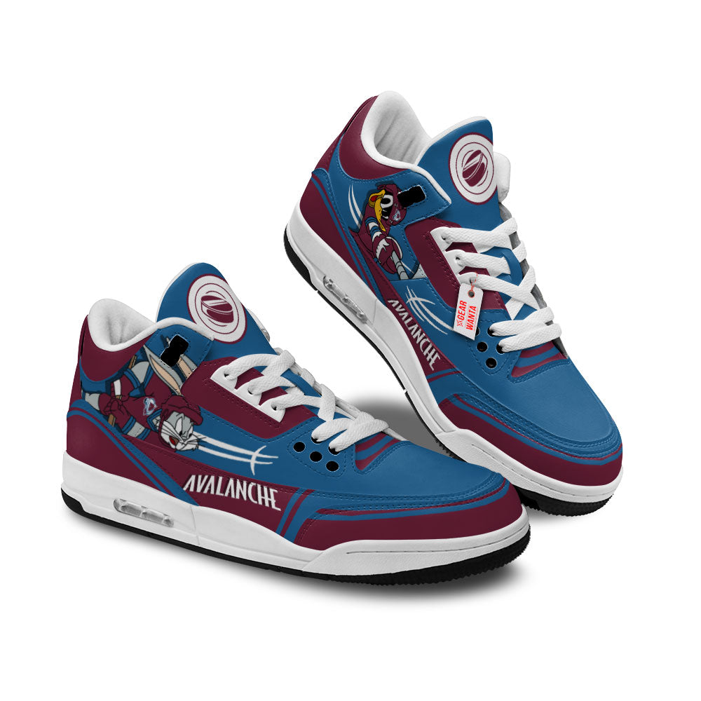 Footwearstorm Colorado Avalanche AJ3 Sneakers Shoes For Men And Women