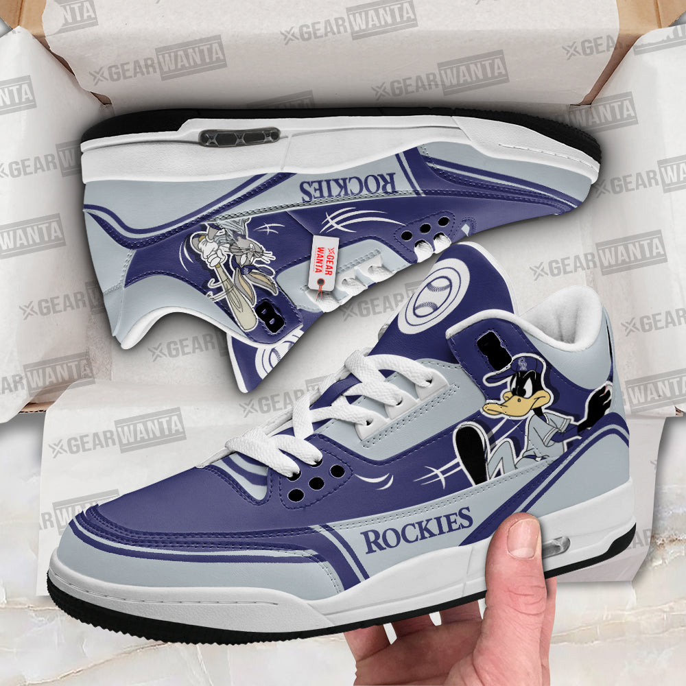 Footwearstorm Colorado Rockies AJ3 Sneakers Shoes For Men And Women
