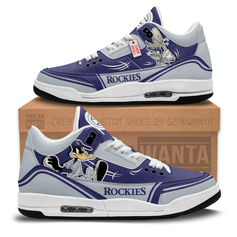 Footwearstorm Colorado Rockies AJ3 Sneakers Shoes For Men And Women