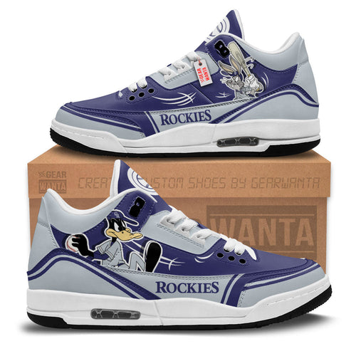 Footwearstorm Colorado Rockies AJ3 Sneakers Shoes For Men And Women