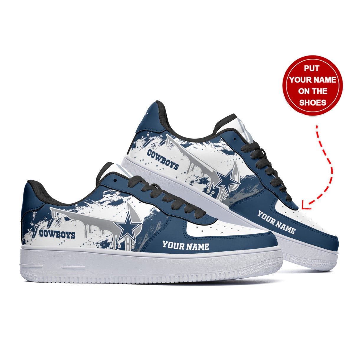 Footwearstorm Dallas Cowboys Air Low-Top Sneakers Shoes For Men And Women 120554