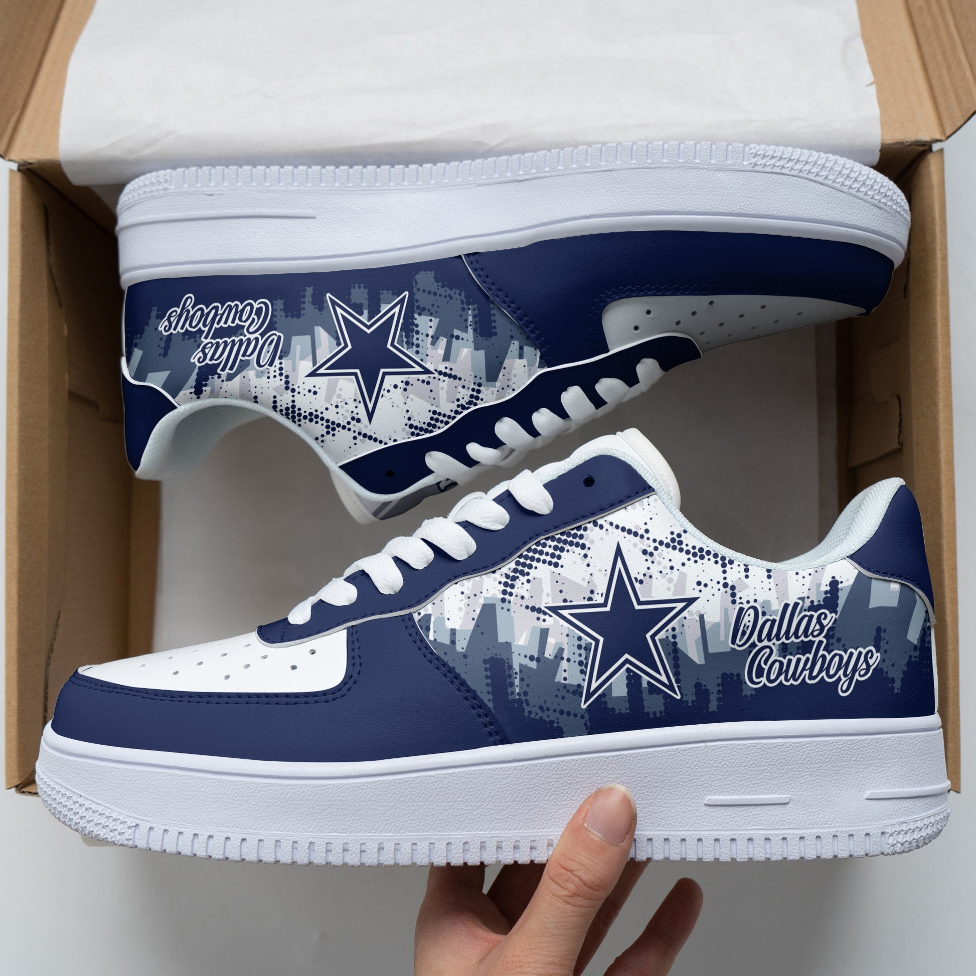 Footwearstorm Dallas Cowboys Air Low-Top Sneakers Shoes For Men And Women 120534