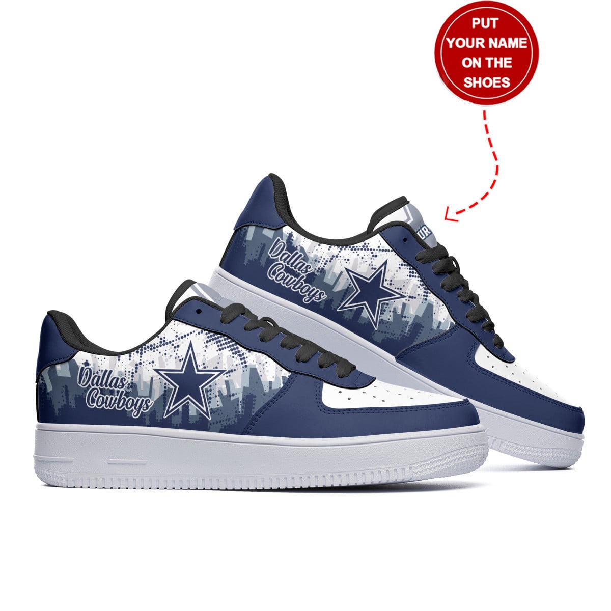 Footwearstorm Dallas Cowboys Air Low-Top Sneakers Shoes For Men And Women 120534