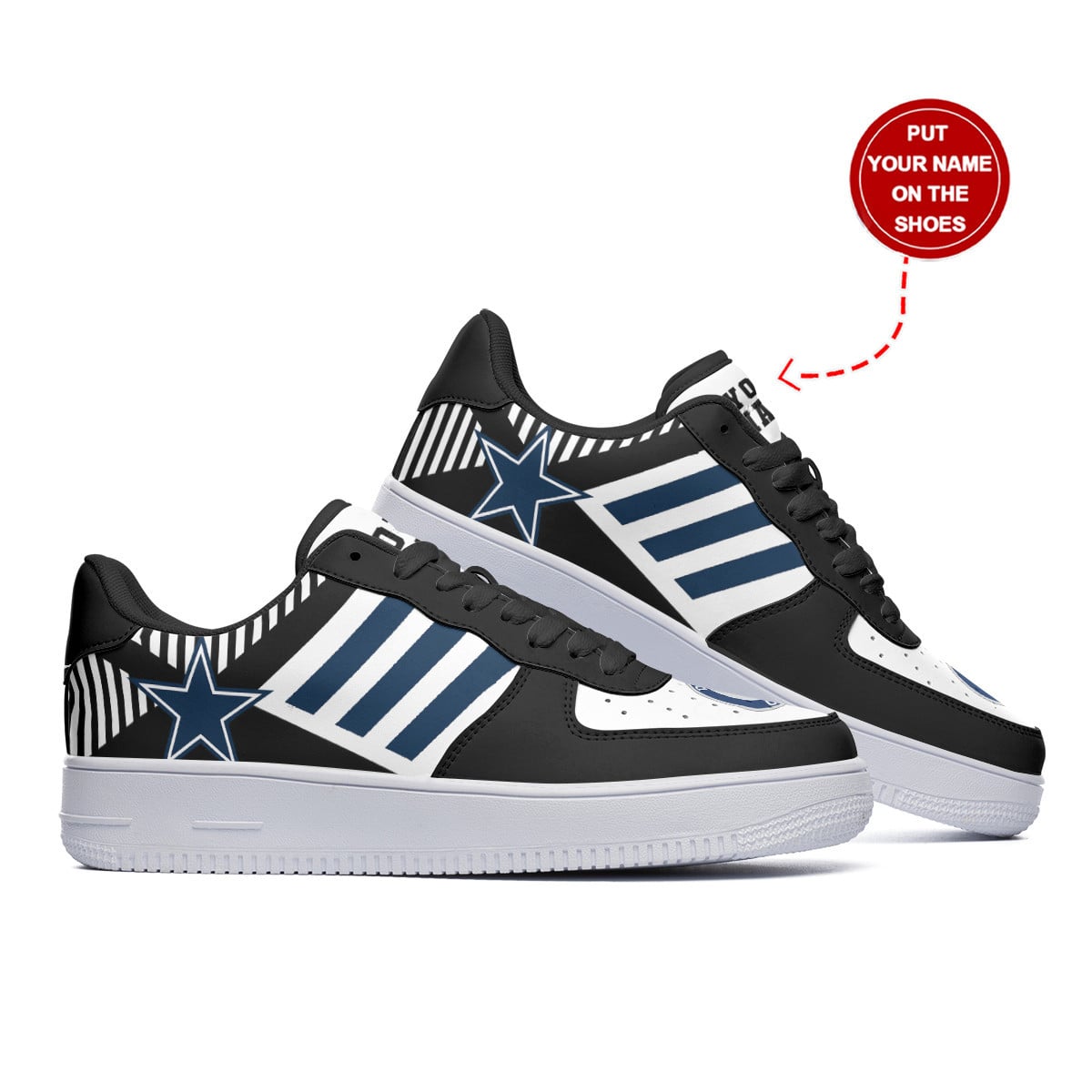Footwearstorm Dallas Cowboys Air Low-Top Sneakers Shoes For Men And Women 120553