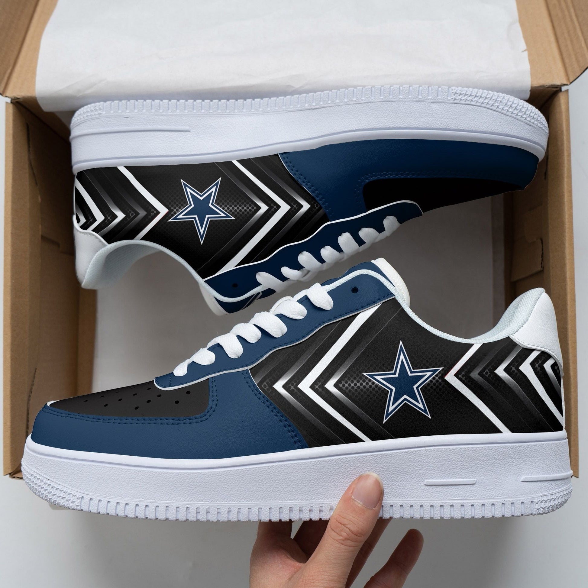 Footwearstorm Dallas Cowboys Air Low-Top Sneakers Shoes For Men And Women 1205119
