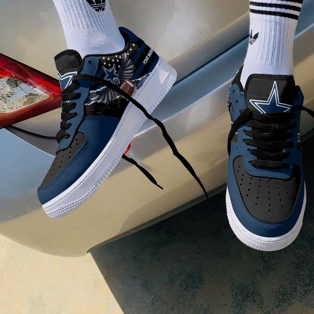 Footwearstorm Dallas Cowboys Air Low-Top Sneakers Shoes For Men And Women 1205100